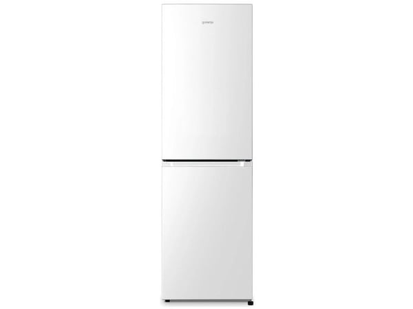 Gorenje Essential NRK418ECW4 - Kjøleskap/fryser - bunnfryser - bredde: 55 cm - dybde: 55.7 cm - høyde: 182.4 cm - 256 liter - Klasse E - hvit