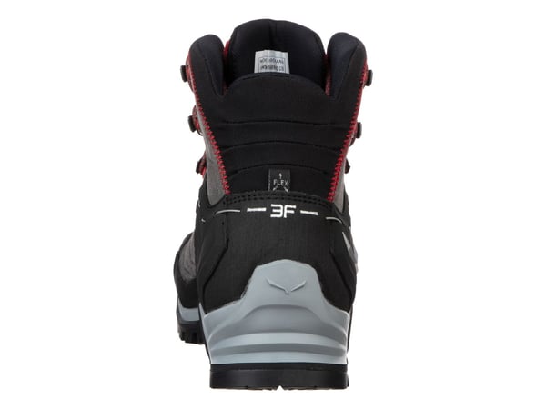 Salewa MTN Trainer Mid GTX, Hankjønn, Voksen, Kull, Grå, Rød, Utestøvler, Turgåing, Turgåing, Charcoal/Papavero