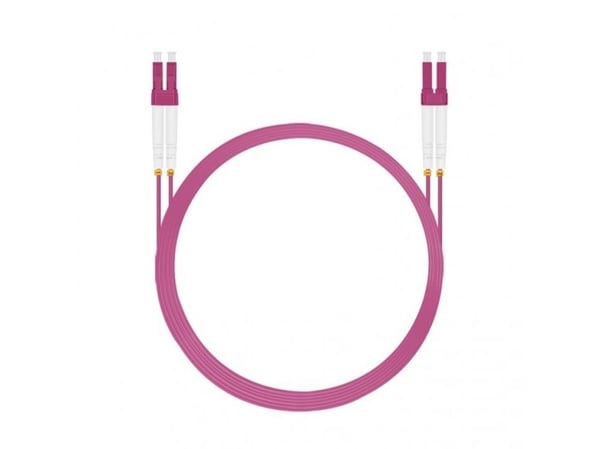 Helos LWL Patchkabel LC/LC Duplex 50/125µm OM4 spesialfiolett 1,5m