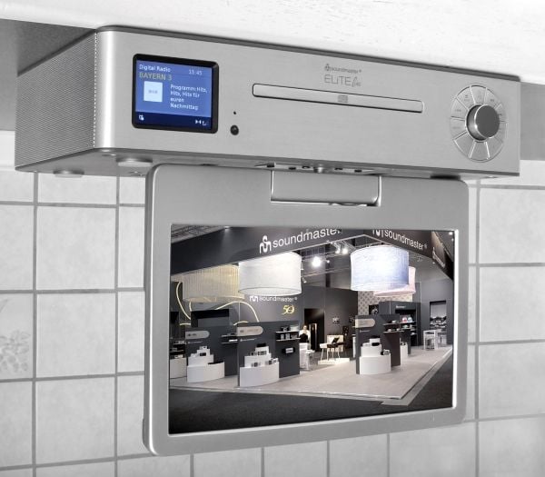 Soundmaster KTD1020SI, 14 W, H.265, MP3, JPG, CD-lyd, CD-video, MP3, CD, CD-R, CD-RW