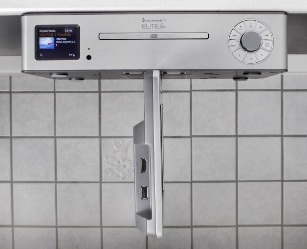Soundmaster KTD1020SI, 14 W, H.265, MP3, JPG, CD-lyd, CD-video, MP3, CD, CD-R, CD-RW