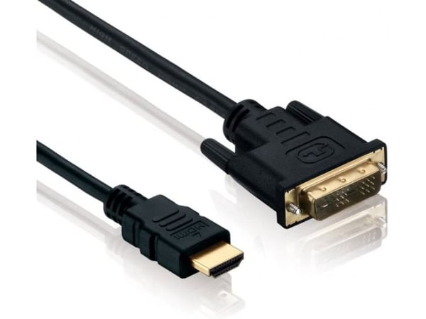 Helos 302054, 1,5 m, HDMI Type A (Standard), DVI-D, Hankjønn, Hankjønn, Rett