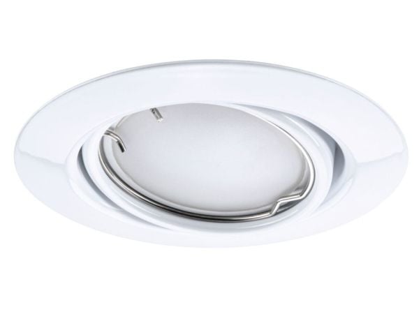 Paulmann Base, Innsunket spotlight, 1 ampuller, LED, 14,7 W, 6500 K, Hvit