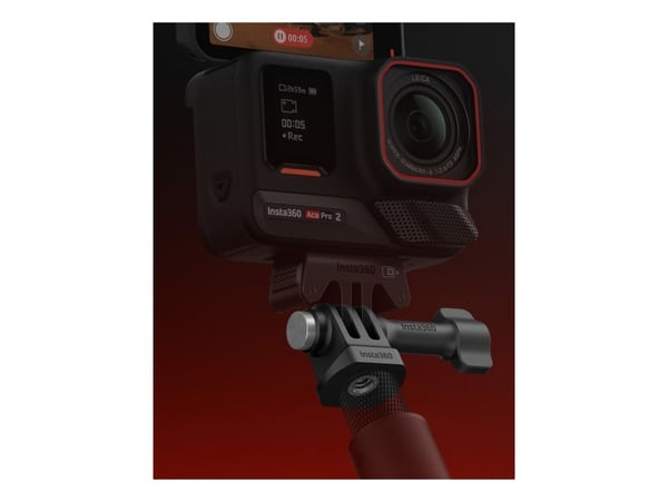 Insta360 3-Prong to 1/4", Kameran kiinnitys, musta