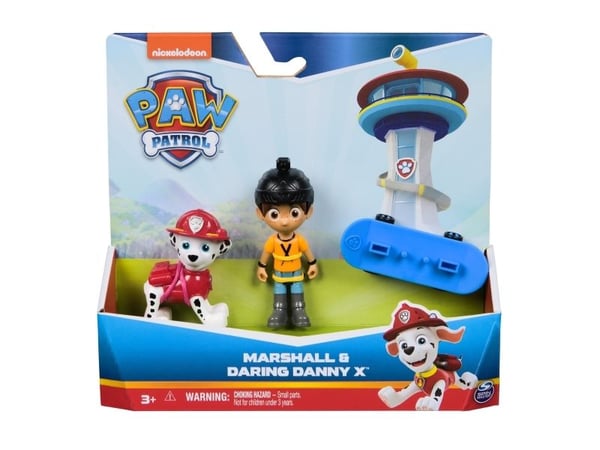 Spin Master Psi Patrol Marshall og den modige Danny X-figuren