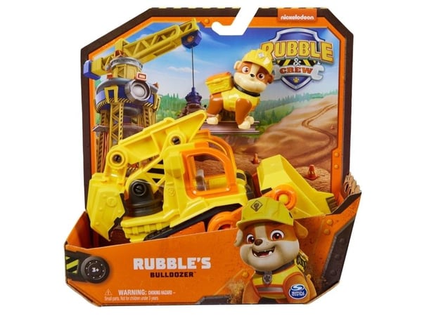 Rubble & Crew Charger’s Crane Grabber, Kran-mekano, 3 år, Plast, Grå, Rød, Gult