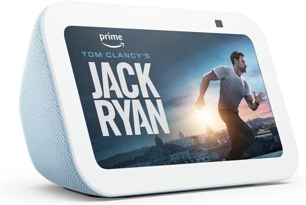 Amazon Echo Show 5 (3 gen.), Amazon Alexa, Rektangel, Blå, Android, Fire OS, iOS, 14 cm (5.5"), MediaTek