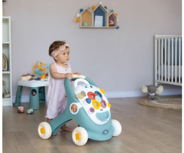 SMOBY Little Walker 3in1 Pusher interaktiiviset rattaat