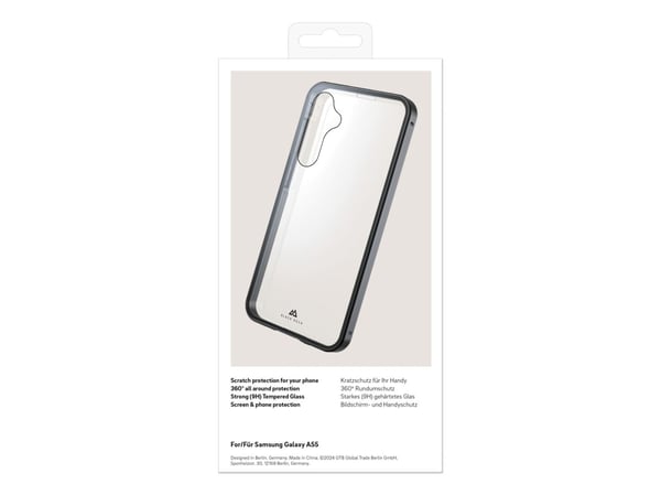 Black Rock 226351, Rund (shell case), Samsung, Galaxy A55, 16,8 cm (6.6"), Sort, Gjennomsiktig