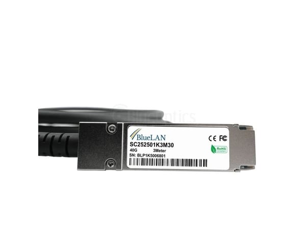 BlueOptics CAB-NIC40G30M-QSFP-BL, 3 m, DAC, QSFP, QSFP