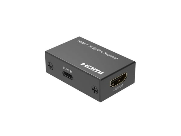 MicroConnect - Repeater - HDMI - 19-stifts HDMI typ A / 19-stifts HDMI typ A - upp till 10 m