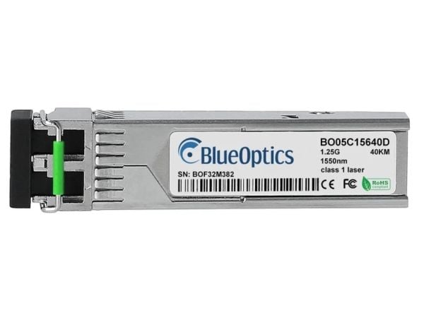 BlueOptics BO05C15640DIN, Fiberoptik, 1250 Mbps, SFP, LC, EX, 40000 m