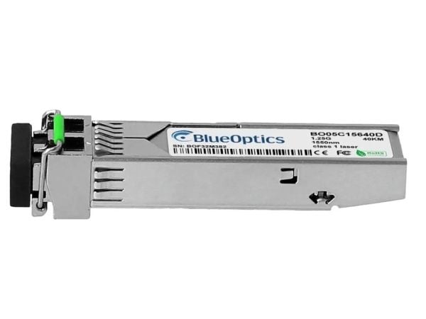BlueOptics BO05C15640DIN, Fiber optisk, 1250 Mbit/s, SFP, LC, EX, 40000 m
