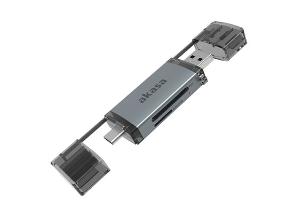 Akasa AK-CR-12, Aluminium, Sølv, 25,4 mm, 84,5 mm, 11,4 mm
