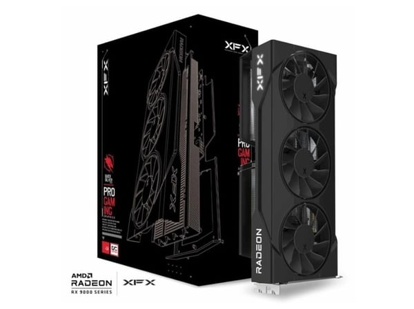 Graphics card. XFX SWIFT RX 9060XT OC 3-FAN 16GB
