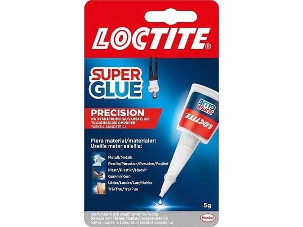 Liima Loctite Super Glue Precision Secondary Glue 5g/tuubi - (5 grammaa per kappale)
