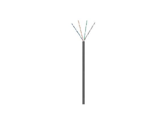 goobay - Samlet kabel - UTP - CAT 5e - utendørs, flertrådet - svart