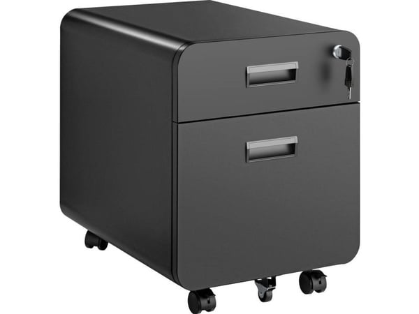 SpeaKa Professional rullecontainer SP-MFC-001 svart matt B x H x D 394 x 500 x 1 stk (SP-13497416)
