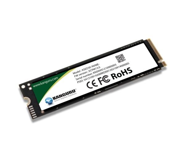Kanguru Defender - SSD - kryptert - 1 TB - intern - M.2 2280 - PCIe 4.0 x4 (NVMe) - 256-bit AES - TCG Opal Encryption 2.0 - TAA-samsvar