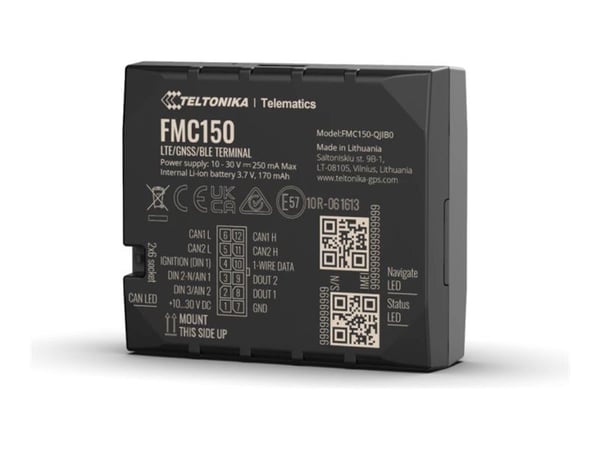 Teltonika FMC150 - GPS/GLONASS/GALILEO/BeiDou/QZSS-sporingsenhet - 128 MB