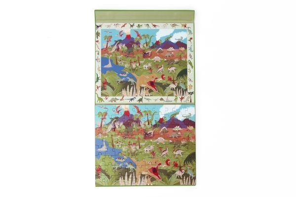 Magnetic Puzzle and Game 2-in-1 Dinosaurs