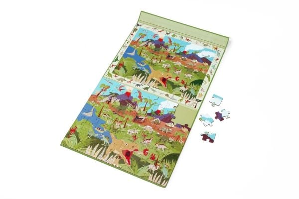 Magnetic Puzzle and Game 2-in-1 Dinosaurs