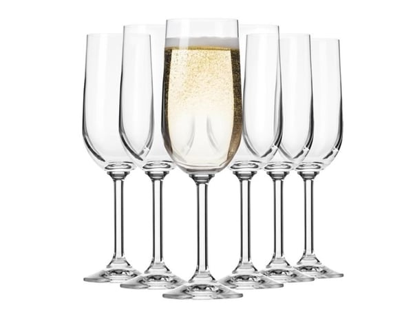 Krosno Lasi Champagne Gema 6Pcs
