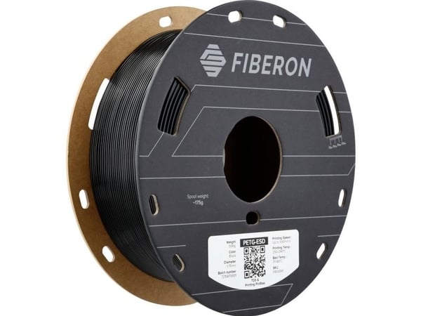 Filament Polymaker Fiberon PETG-ESD 1,75mm 0,5kg - Black}