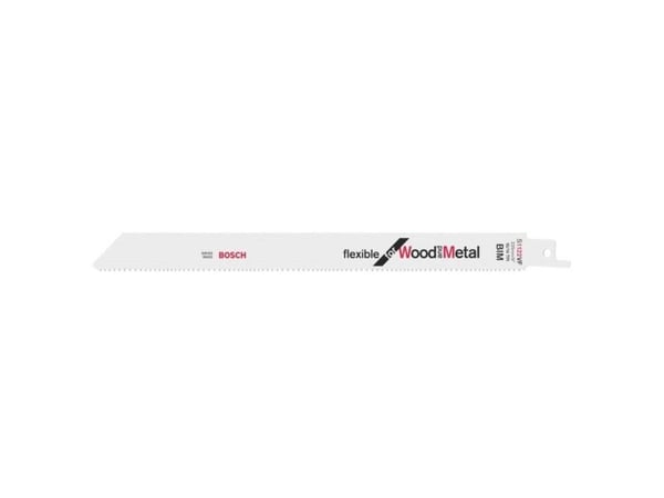 Bosch S 1222 VF, Lasikuituvahvisteinen muovi, Metalli, Pelti, Puu nauloilla, 1,8 mm, 2,6 mm