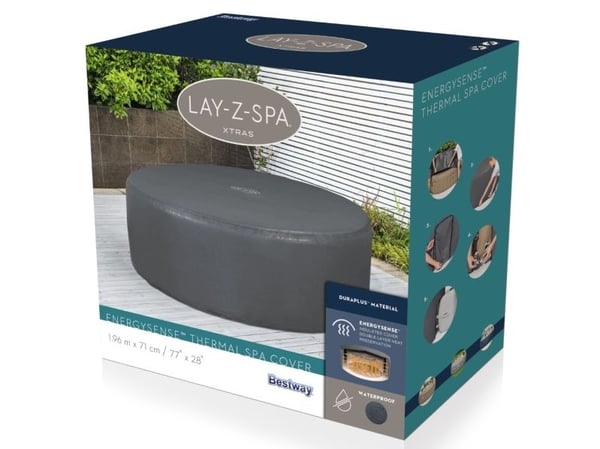Bestway 60318 / 23, Spaskydd, Bestway, Grå, 1960 mm, 1960 mm, 710 mm