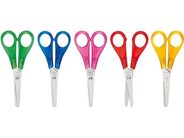 Wedo 73 30, Barn, Enkel, Forskjellige farger, Rustfritt stål, Kunst- og håndverkssaks, 13 cm