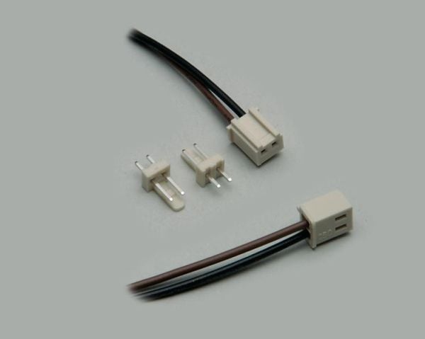 BKL Electronic 072510-O/2, Valkoinen, Naaras, Suora, 1000 mO, 4 g, 210 mm