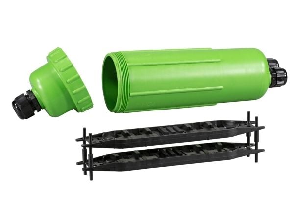 Fiberoptisk hylse for 4x 12 krympeskjøtebeskyttelse/gren (83189.3)