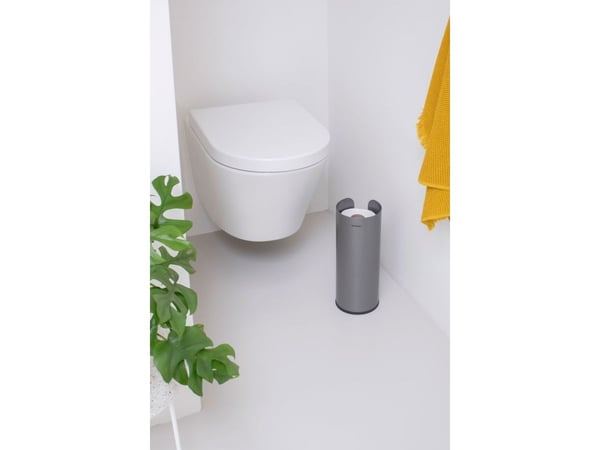Brabantia 280542, Toalettpappershållare för reservpapper, Platina, 132 mm, 132 mm, 321 mm