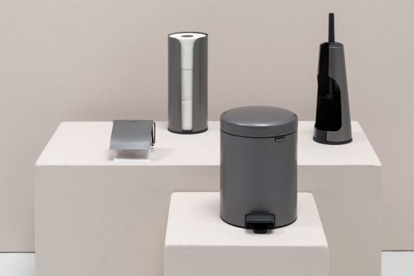 Brabantia 280542, Toalettpappershållare för reservpapper, Platina, 132 mm, 132 mm, 321 mm