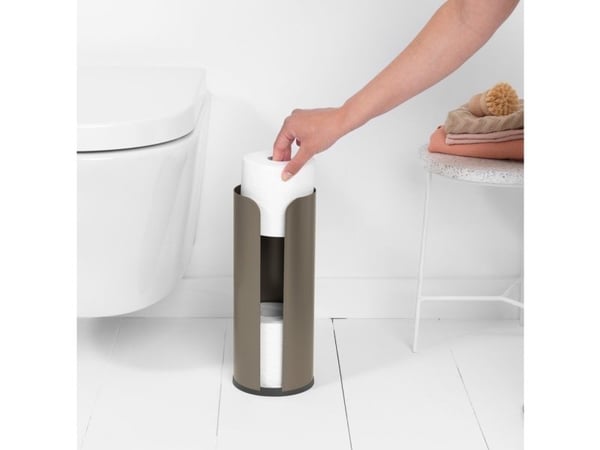 Brabantia 280542, Toalettpappershållare för reservpapper, Platina, 132 mm, 132 mm, 321 mm