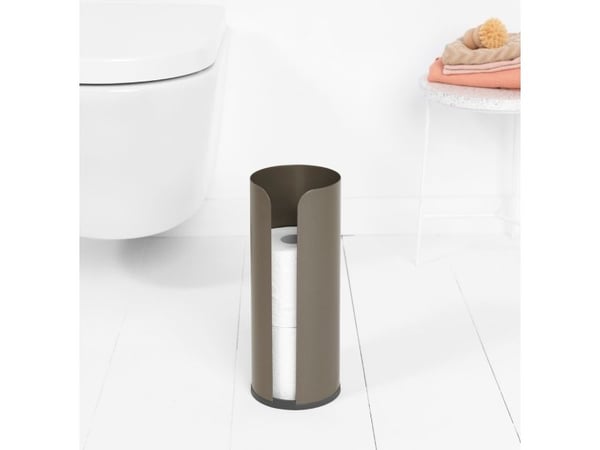 Brabantia 280542, Toalettpappershållare för reservpapper, Platina, 132 mm, 132 mm, 321 mm