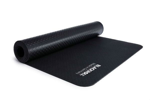 Blackroll Mat, Träningsmatta för universell användning, Svart, DIN ISO 9001:2008, Tyskland, 650 mm, 1850 mm