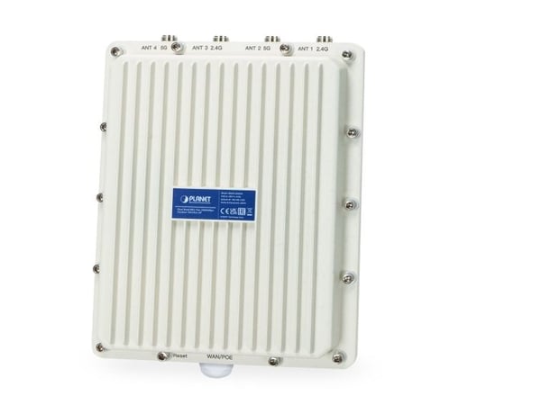 PLANET IP67 Wi-Fi 6 802.11ax, Dual, 2400 Mbit/s, 600 Mbit/s, 2400 Mbit/s, 0,5 A, Aluminium, Aluminium