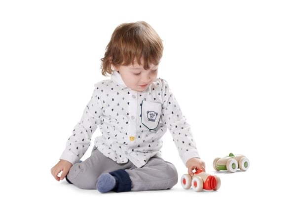 Chicco Eco+ 00011157000000, Bil, 1 år, Plast, Brun, Rød, Hvit