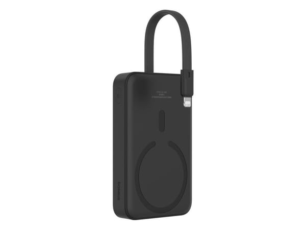 Baseus MAGSAFE MINI WIRELESS POWERBANK 10.000 MAH 20W-SIYAH, 10000 mAh, Lithium Polymer (LiPo), Sort