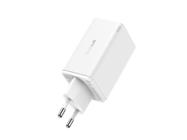 Baseus GAN6 65W ADPTR + 100W C KBL-BYZ mobile device charger PDA, Tablet, Telephone White AC Auto