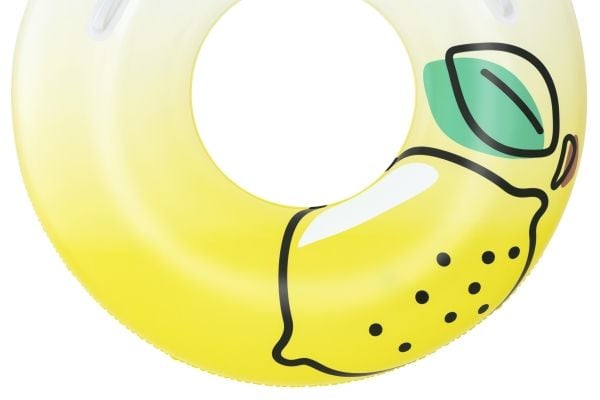 Bestway oppblåsbar svømme­ring med håndtak CYTRYNKA 114 cm 36448
