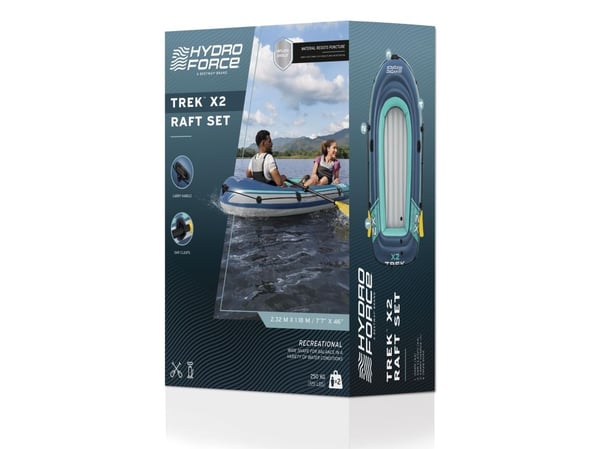 Bestway Hydro Force Gummibåd Treck X3 Sæt 232 x 118 cm