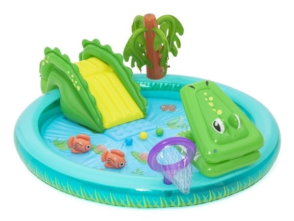 Bestway 53166 vannlekeplass krokodillebukt 2,24 m x 1,81 m x 72 cm