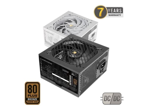 Mars Gaming MPB750SI, 750 W, 220 - 240 V, 47 - 63 Hz, 5 A, Aktiv, 130 W