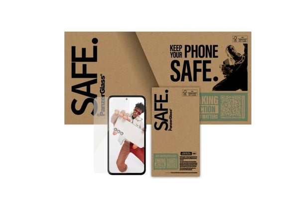 SAFE. by PanzerGlass - Skjermbeskyttelse for mobiltelefon - ultrabred passform - glass - for Samsung Galaxy A36, A56, S24 FE