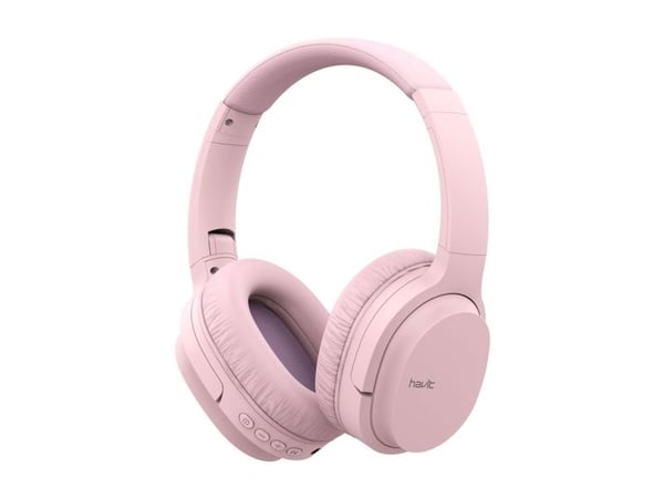 Havit 6939119024673, Kabel & Trådlös, Musik/vardag, 187 g, Hörlurar, Rosa