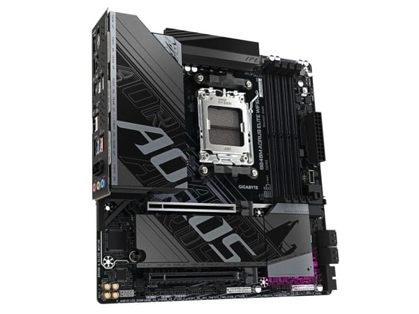 AORUS B840M ELITE WIFI6E - Hovedkort - micro ATX - Socket AM5 - AMD B840 Chipset - USB 3.2 Gen 2, USB-C 3.2 Gen 1, USB 3.2 Gen 1 - Wi-Fi 6E, 2.5 Gi...