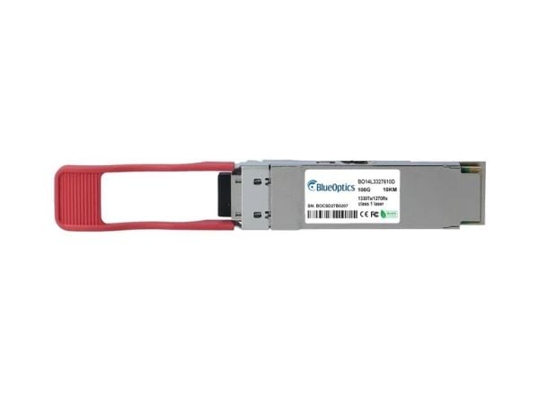 BlueOptics QSFP-100G-B10D4-I-BO, Fiberoptik, 100000 Mbps, LC, LC, 10000 m, 1330 nm